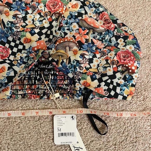 For Love & Lemons Top Deidre Halter Scarf Top - Picture 7 of 13